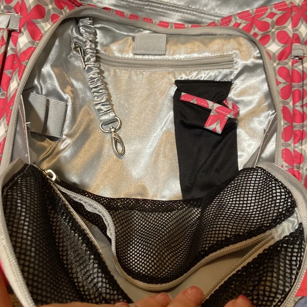 Ju-Ju-Be “better be” diaper bag - pink pinwheels